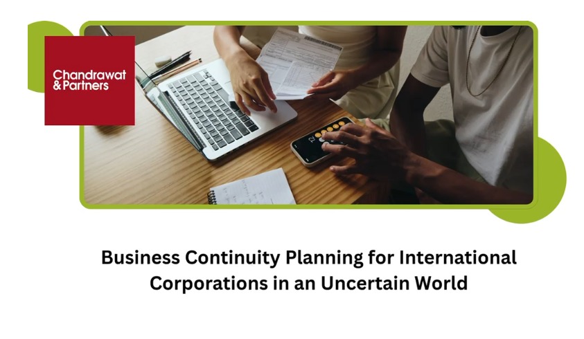 BUSINESS CONTINUITY PLANNING FOR INTERNATIONAL CORPORATIONS IN AN UNCERTAIN WORLD