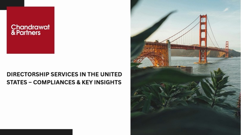 DIRECTORSHIP SERVICES IN THE UNITED STATES – COMPLIANCES & KEY INSIGHTS