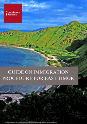 Guide on immigration procedure for east timor